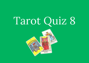 Tarot Quiz 8